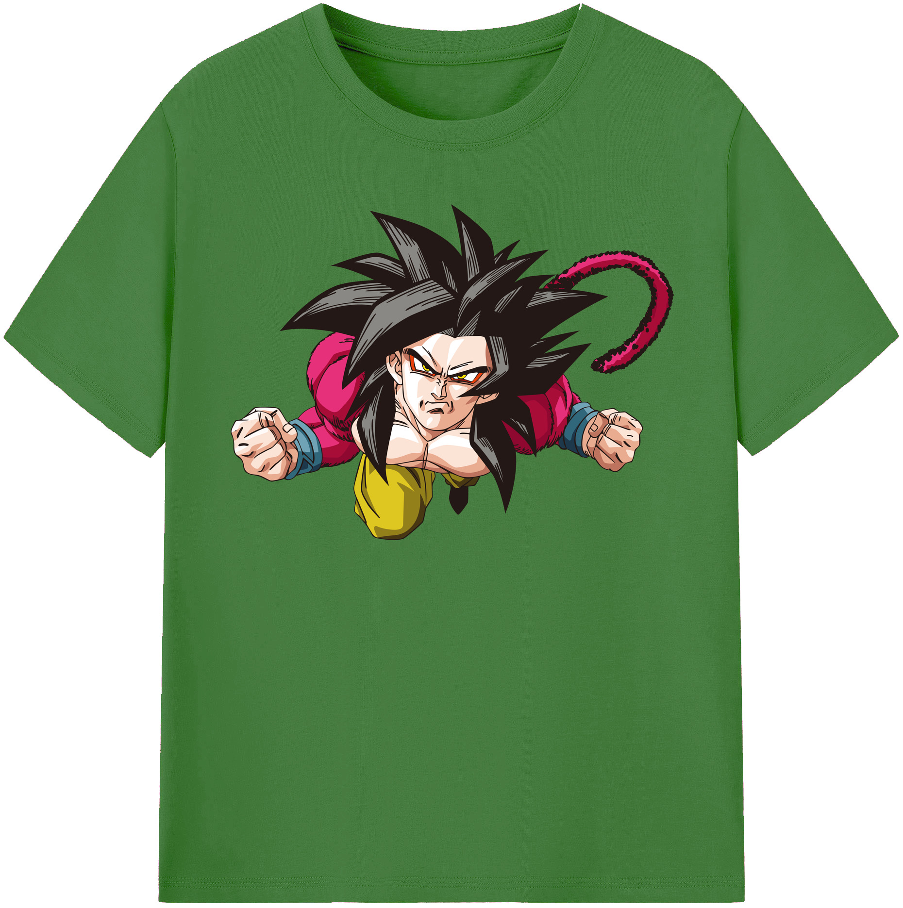 （画像用） ドラゴンボール 孫悟空（そん ごくう）Son Goku カカロット DRAGON BALL Kakarotto レディースカジュアルプリントTシャツ（綿100％）
